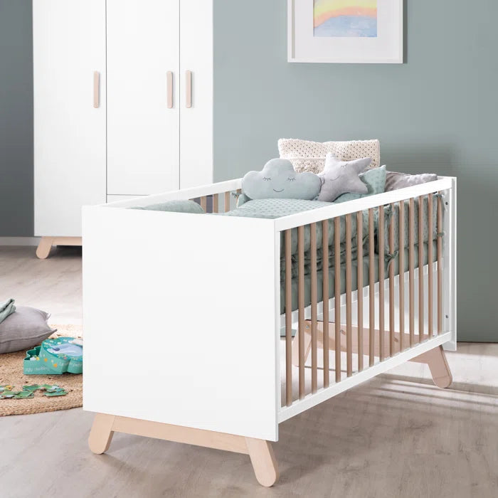 Modern Convertible 2 -Piece Nursery Furniture Set