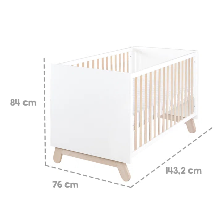 Modern Convertible 2 -Piece Nursery Furniture Set