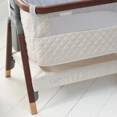 Luxurious CoZee Luxe Bedside Crib Available in 3 colors