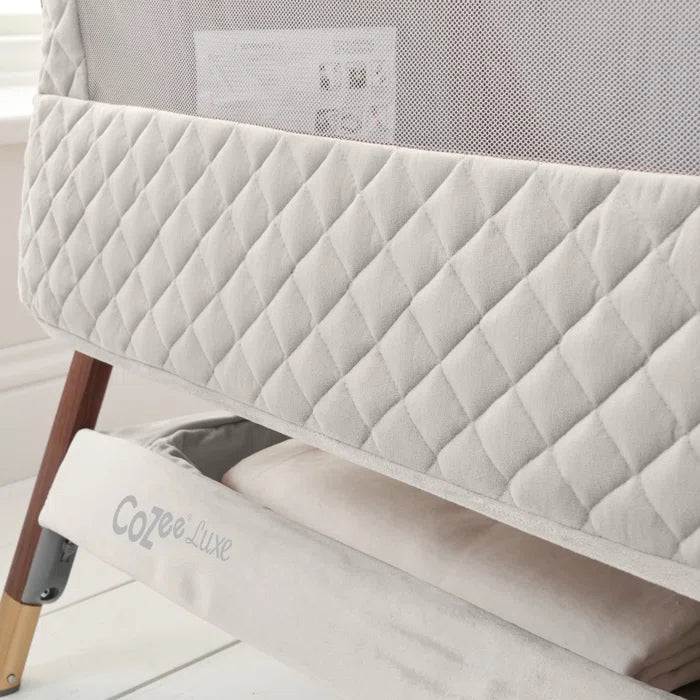 Luxurious CoZee Luxe Bedside Crib Available in 3 colors