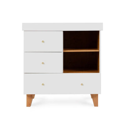 Beautiful Modern Changing Unit -  White/Rosewood