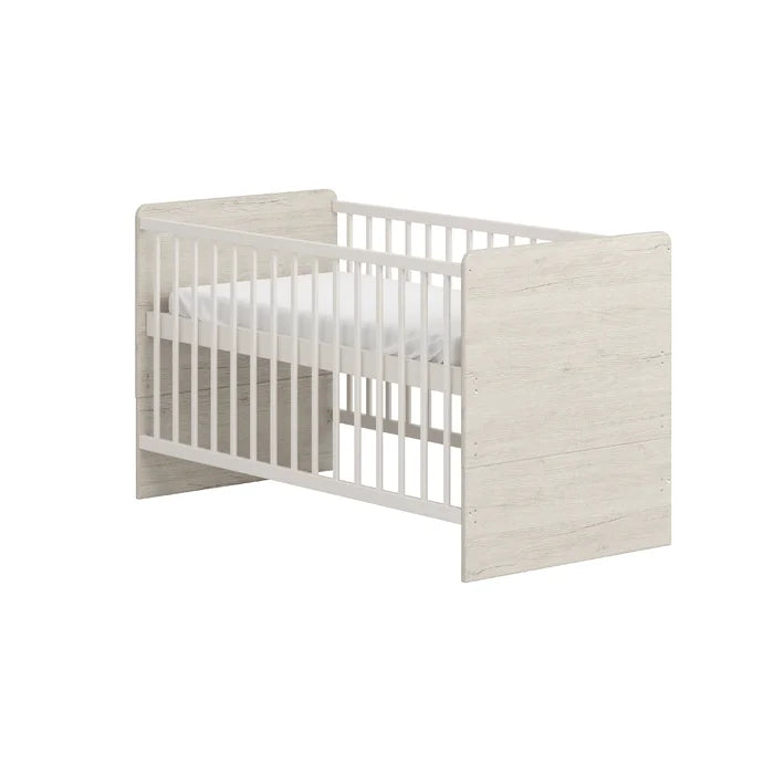 Contemporary Convertible 3 -Piece Nursery Furniture Set - Oak