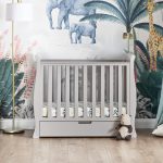 Baby Stamford Space Saver Cot Mattress NOT INCLUDED - Warm Grey