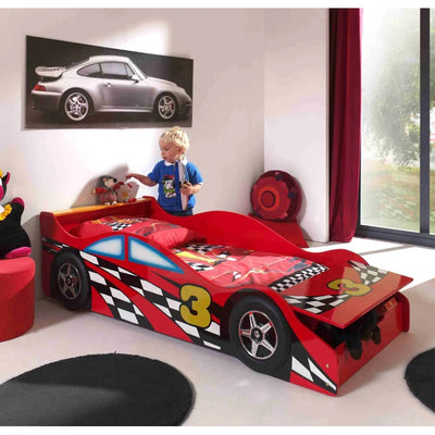 Cot-Bed / Toddler (70 x 140cm) Cars Bed by Vipack