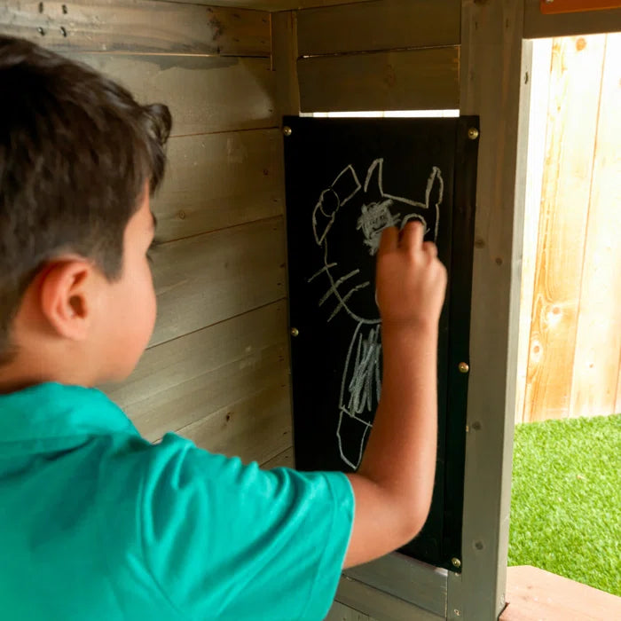 Kids Outdoor Cubby House Wooden Playhouse