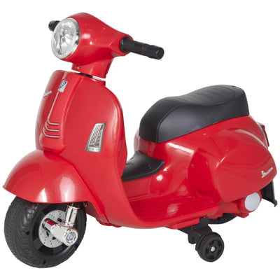 Kids 6V 1 Seater Motorcycles Battery Powered Ride On - Red