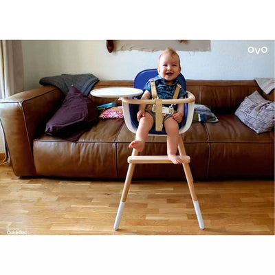 Baby High Chair Isabelle & Max Deleon - White