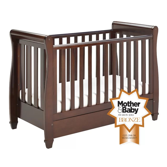 Baby Cot Babymore Eva Stylish  Cot Bed - Brown