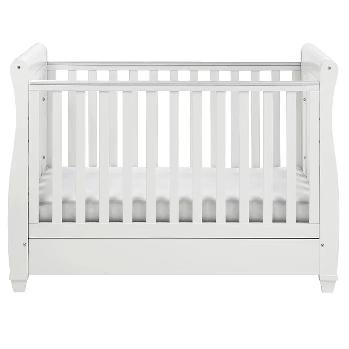 Baby Cot/Bed Babymore Eva Stylish Cot Bed - White