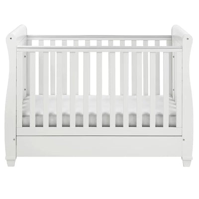 Baby Cot/Bed Babymore Eva Stylish Cot Bed - White