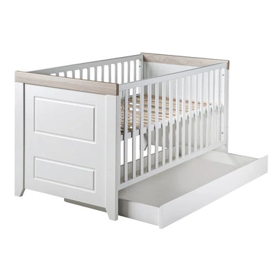 Nursery Bedroom Set  2 -Piece Stylish Felicia Convertible by roba - White