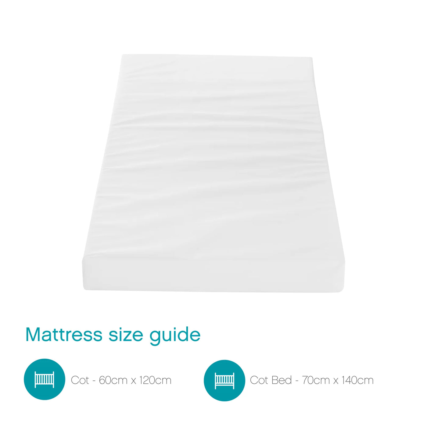 Tutti Bambini Polyester Fibre Cot Bed Mattress