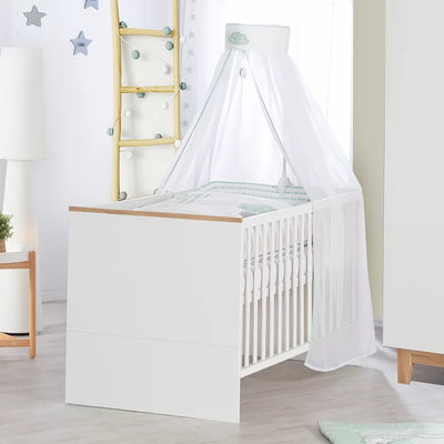 Nursery Bedroom Set Finn Cot Bed 3 Piece Finn by roba - White/Oak