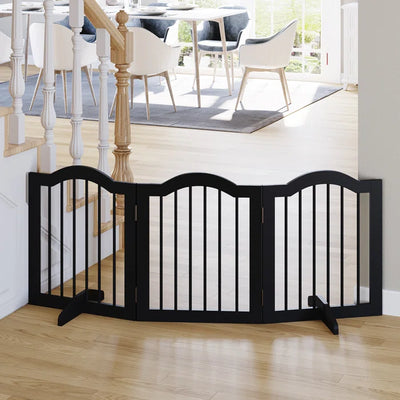 Safety Gate Archie & Oscar Free Standing Pet Gate - White , Black