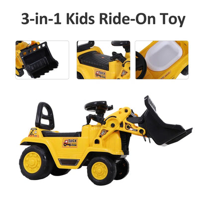 Kids 1 Seater Kids Push/Pull Ride On