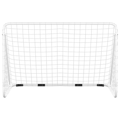 GOALS Sturdy Metal Soccer - White ( 120 x 90 x 180 cm)