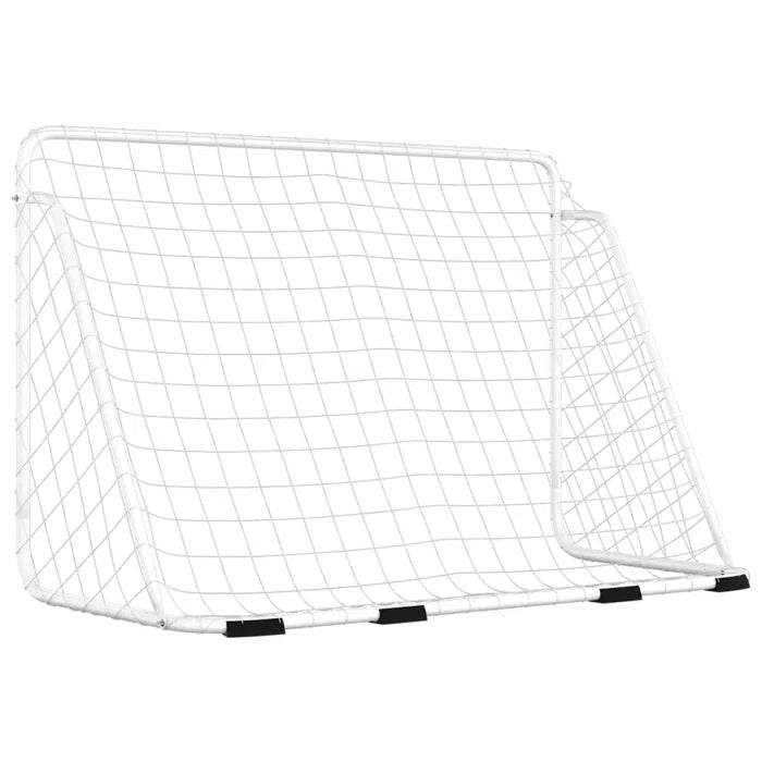 GOALS Sturdy Metal Soccer - White ( 120 x 90 x 180 cm)