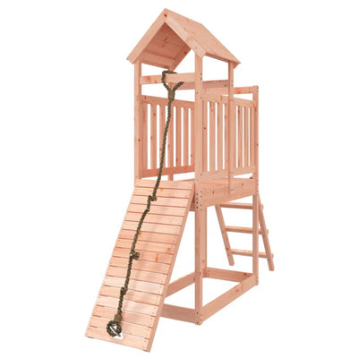 Kids Outdoor Cubby House 229cm W x 64cm D Outdoor Playhouse - Green, Brown, Pink