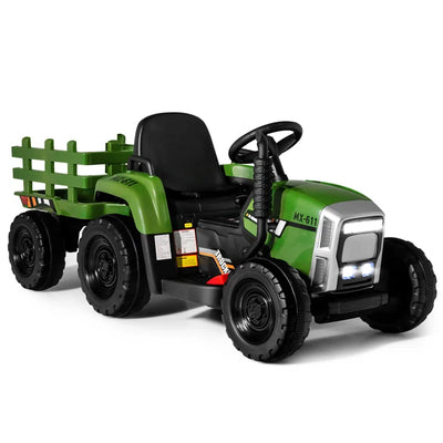 Outdoor Fun 12V 1 Seater Tractors / Construction Battery Powered Ride On