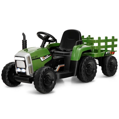 Outdoor Fun 12V 1 Seater Tractors / Construction Battery Powered Ride On