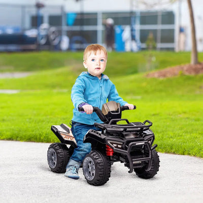 Outdoor Fun 6V 1 Seater All-Terrain Vehicles Battery Powered Ride On - Black, Green, Pink, Red