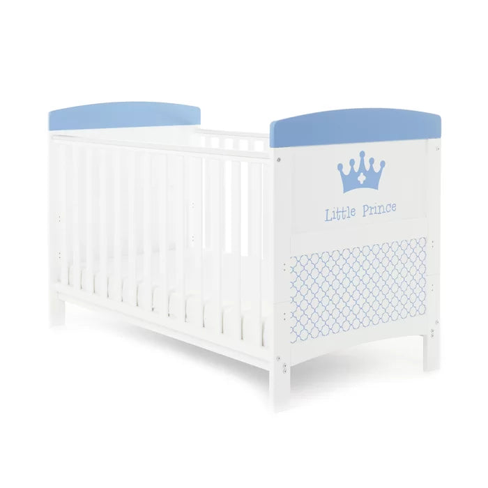 Baby Grace Inspire Cot Bed with Mattress - Pink, Blue