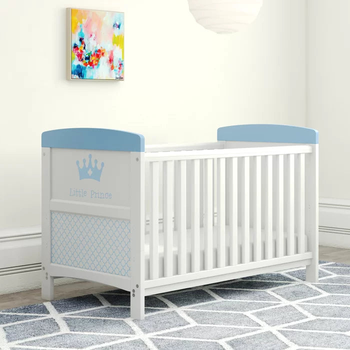 Baby Grace Inspire Cot Bed with Mattress - Pink, Blue