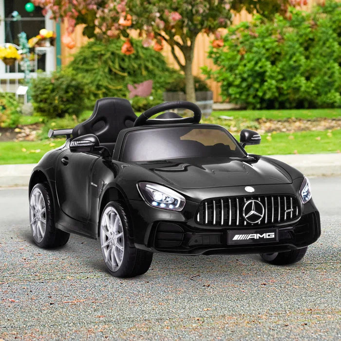 Outdoor Fun Kids 12V 1 Seater Vehicles Battery Powered Ride On with Remote Control Black sports