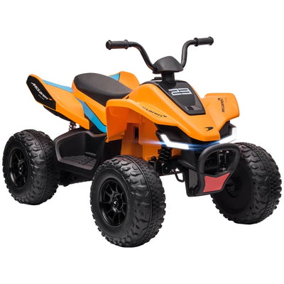 Kids All-Terrain Vehicles Battery Powered Ride On - Black, Orange/Black