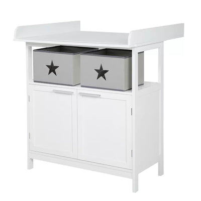 Contemporary White Hamburg Changing Table