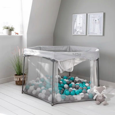 Comfortable and Safe Babygym Hexa Playpen - Grey