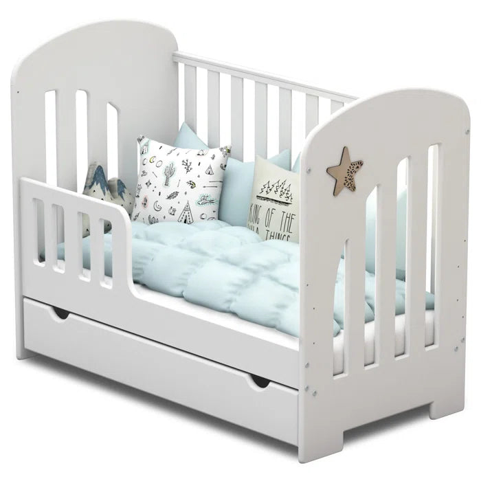 Baby Modern Stylish Cot by Harriet Bee - White