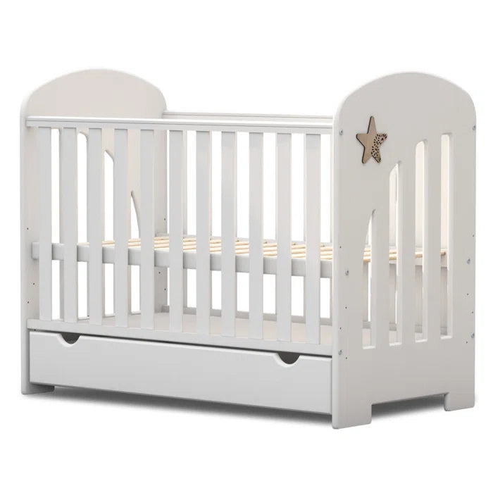 Baby Modern Stylish Cot by Harriet Bee - White