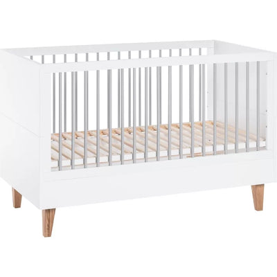 Deluxe Baby Cot Bed by Hashtag Home - White