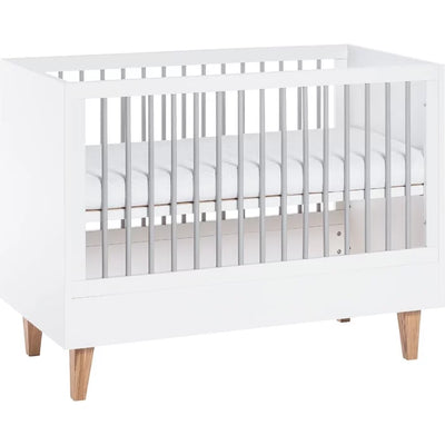 Deluxe Baby Cot Bed by Hashtag Home - White