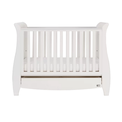 Modern Classic Sleigh Design Katie Space Saving Cot Bed - White