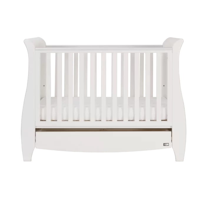 Modern Classic Sleigh Design Katie Space Saving Cot Bed - White