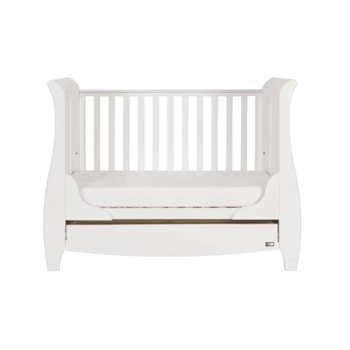 Modern Classic Sleigh Design Katie Space Saving Cot Bed - White