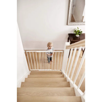 Symple Stuff Kaylie Baby Gate -  White