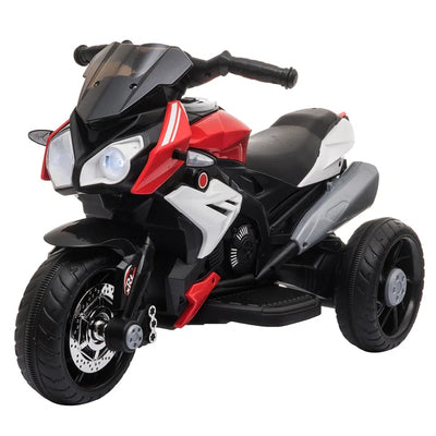 Out Door Fun Kids 6V 1 Seater Motorcycles Battery Powered Ride On - Red, Black