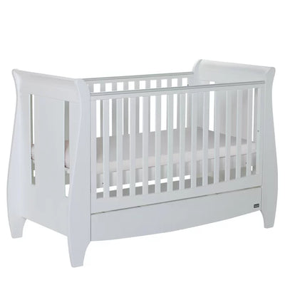 Gives a Modern Feel Stylish Choice Lucas Cot Bed 3-Piece Nursery Furniture Set, White