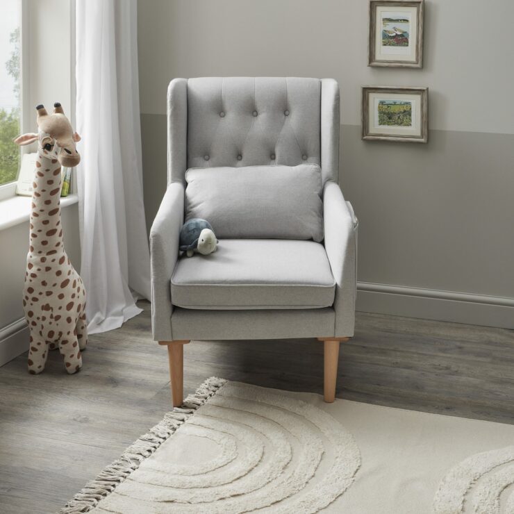 Nursing Reclinig Chair Babymore Lux – Grey or Cream