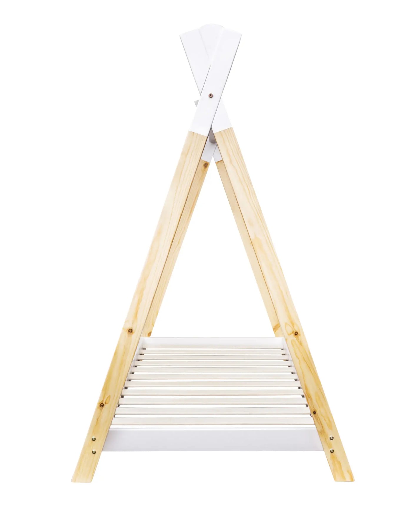 Teepee Toddler Bed Two-Tone - with KF Mattress/Spring Mattress