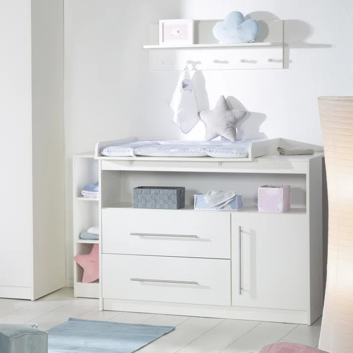 Baby Convertible 3 -Piece Nursery Furniture Set - White