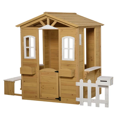 Kids Outdoor Playhouse - Realistic Playhouse