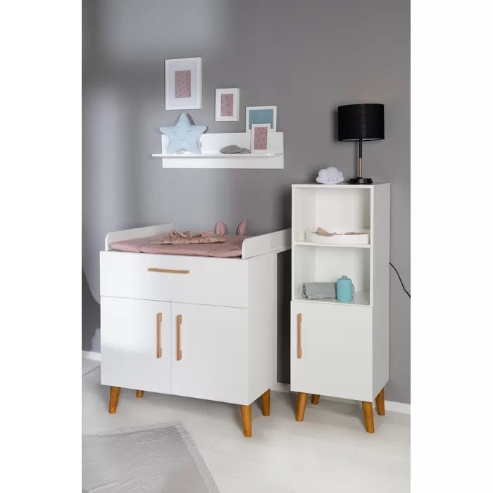 Contemporary 2 -Piece Nursery Furniture Set - White