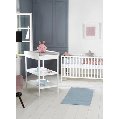 Baby Mini 2-Piece Nursery Furniture Set (Set of 2) by roba - White