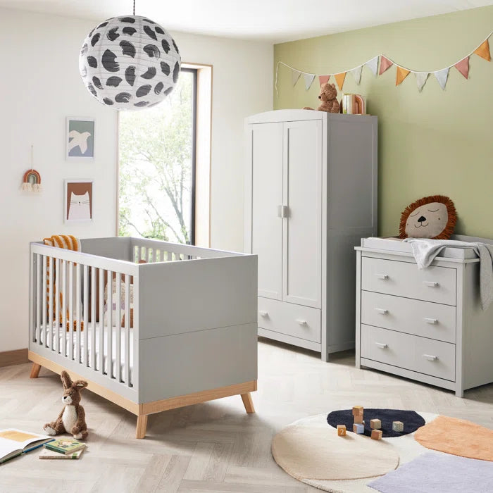 Timeless 3-Piece Nursery Furniture Set by  BabyMore - Grey