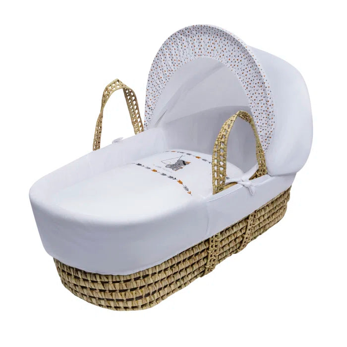 Moses My Little Adventurer Palm Moses Basket with Bedding and Stand