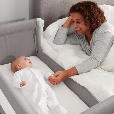 Contemporary Crib & Cot Sleep Solution (Dove or Stone Grey)